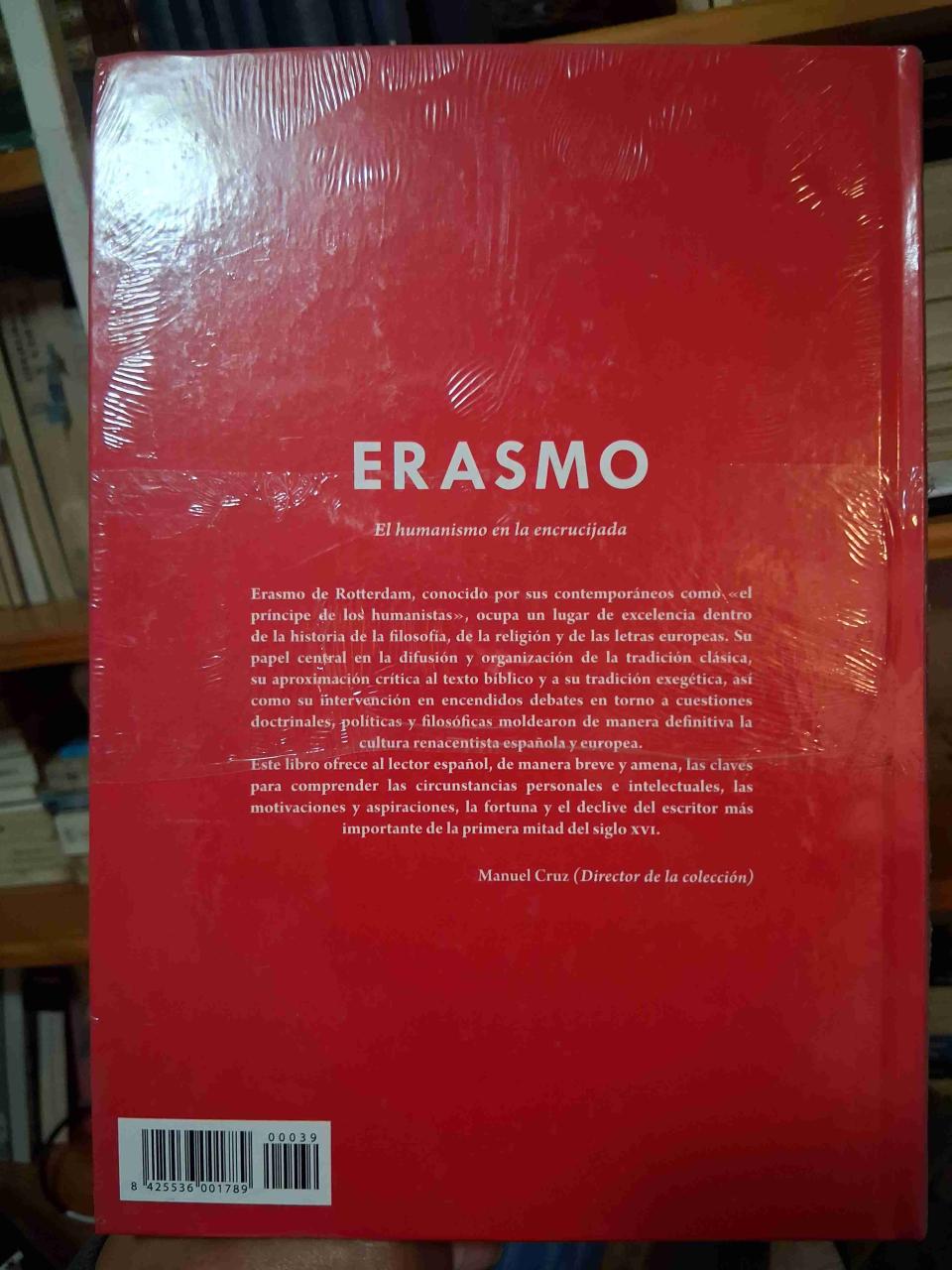 Libro 'Erasmo' nuevo empaquetado - miniatura 2