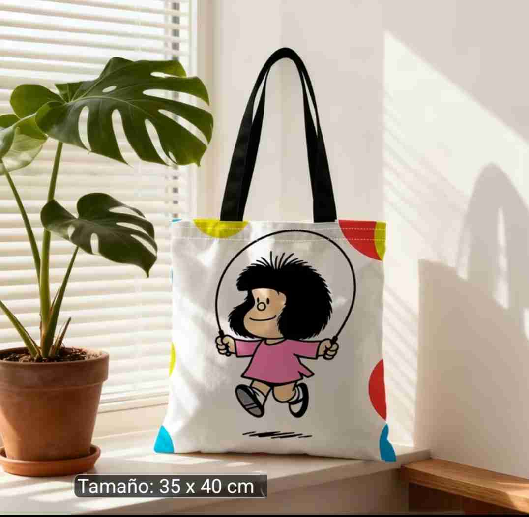 Bolso tote con personaje animado - miniatura 5