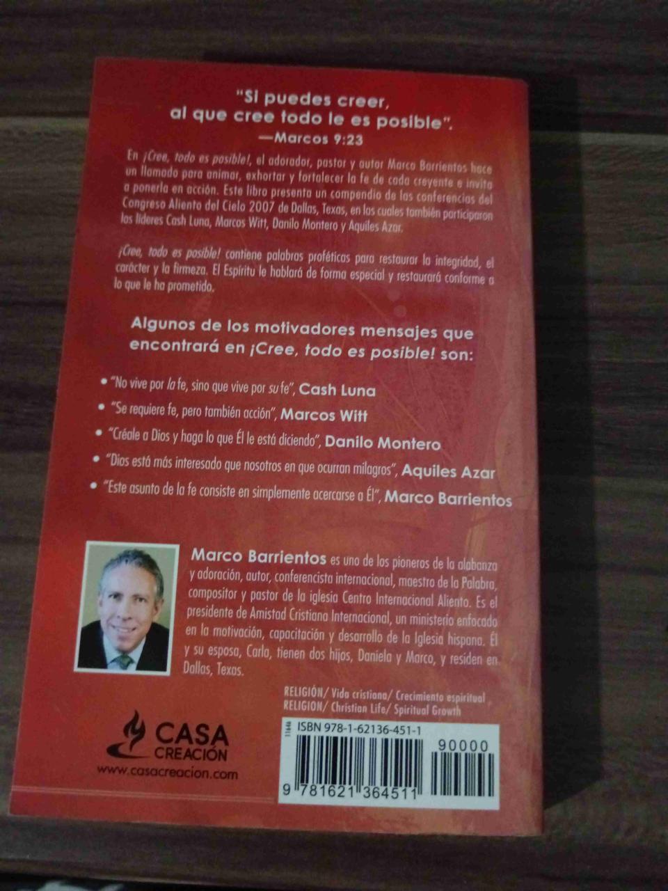 Libro 'Cree Todo es Posible' - miniatura 2