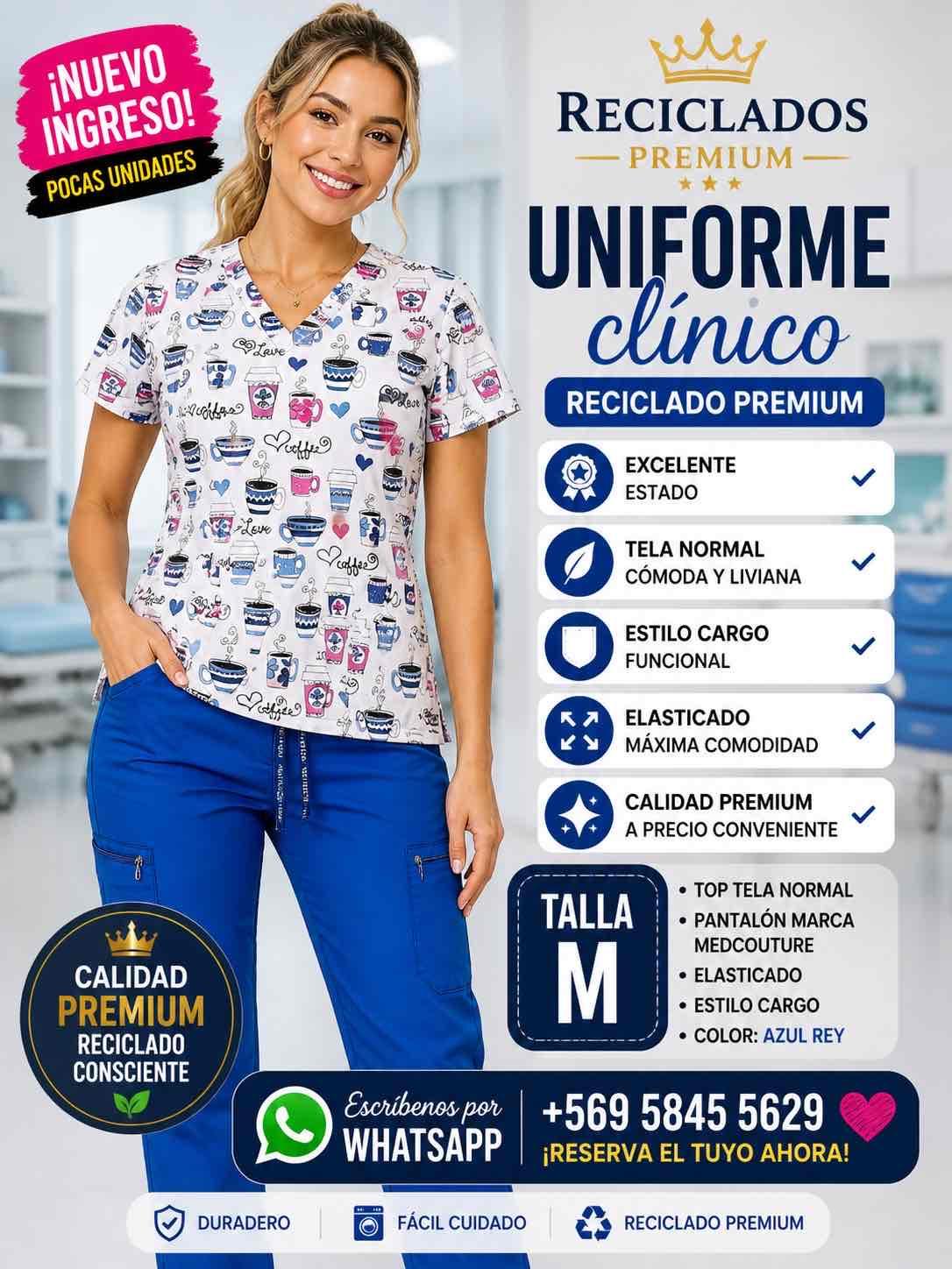 Uniforme clínico reciclado premium - miniatura 1
