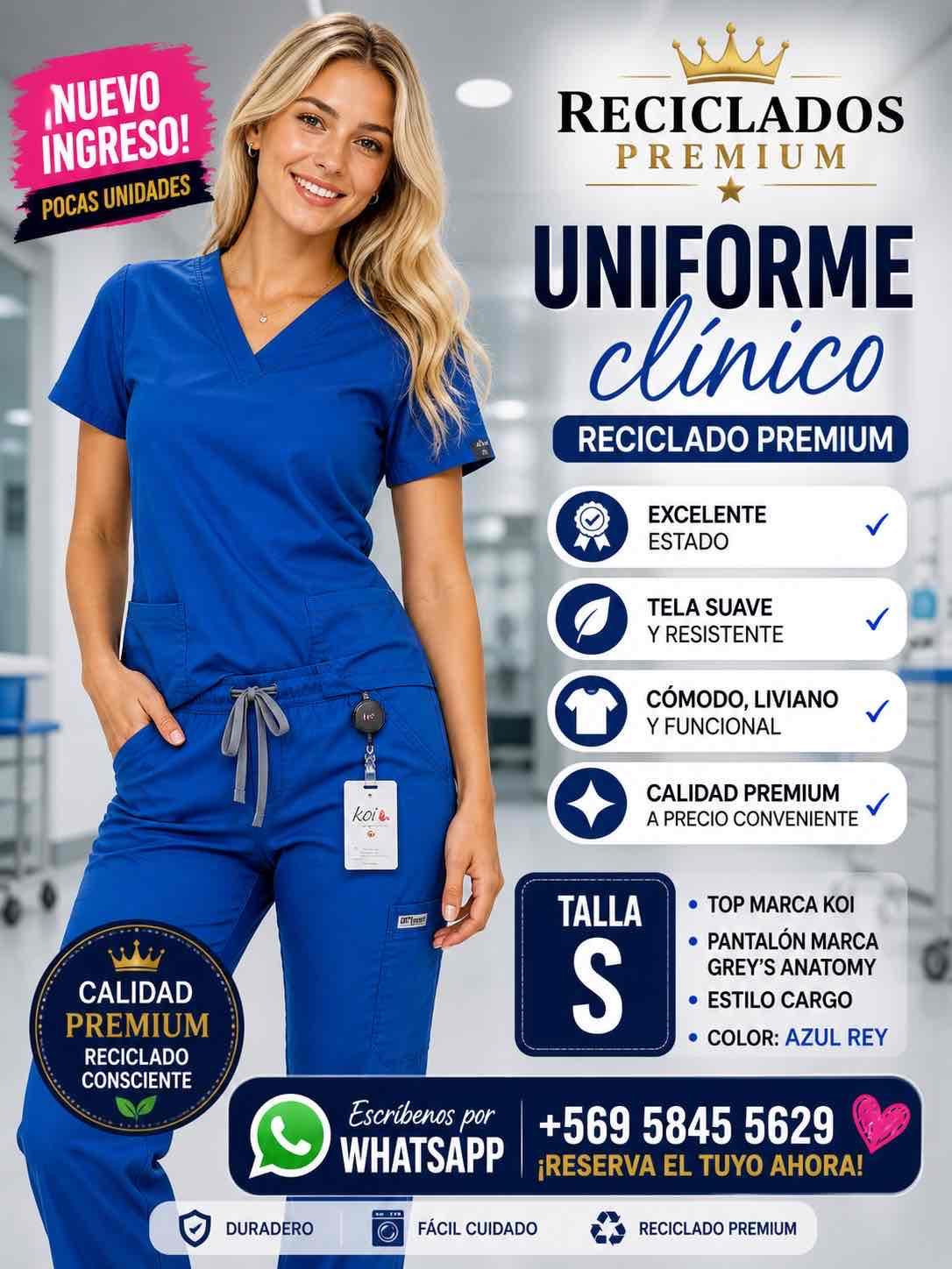 Uniforme clínico reciclado premium - miniatura 4