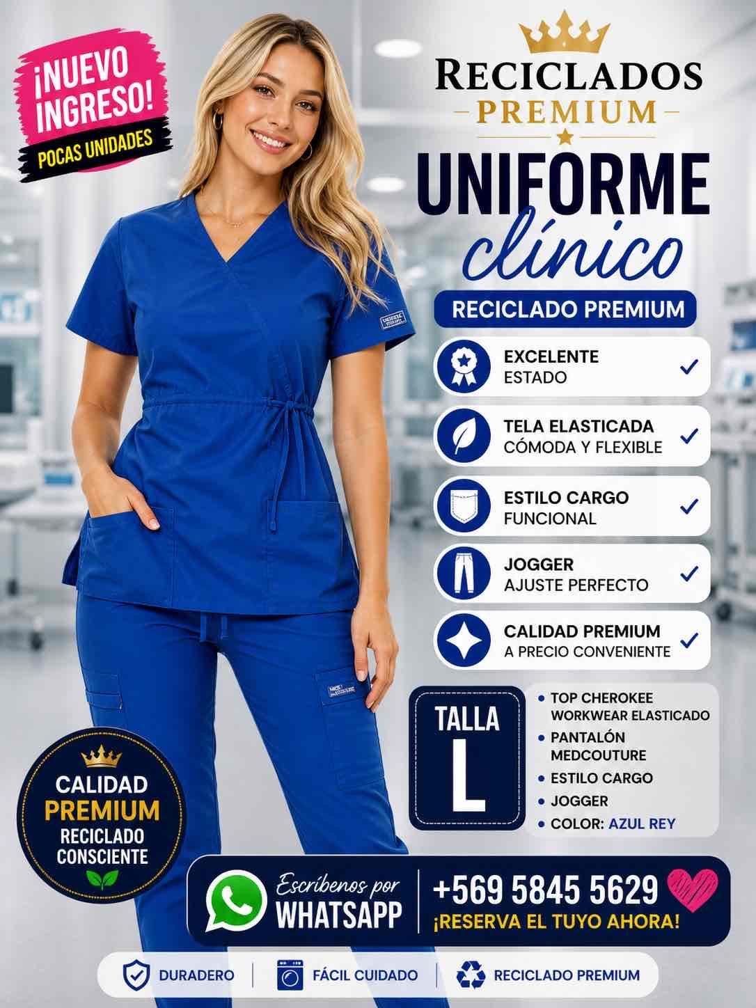 Uniforme clínico reciclado premium - miniatura 6