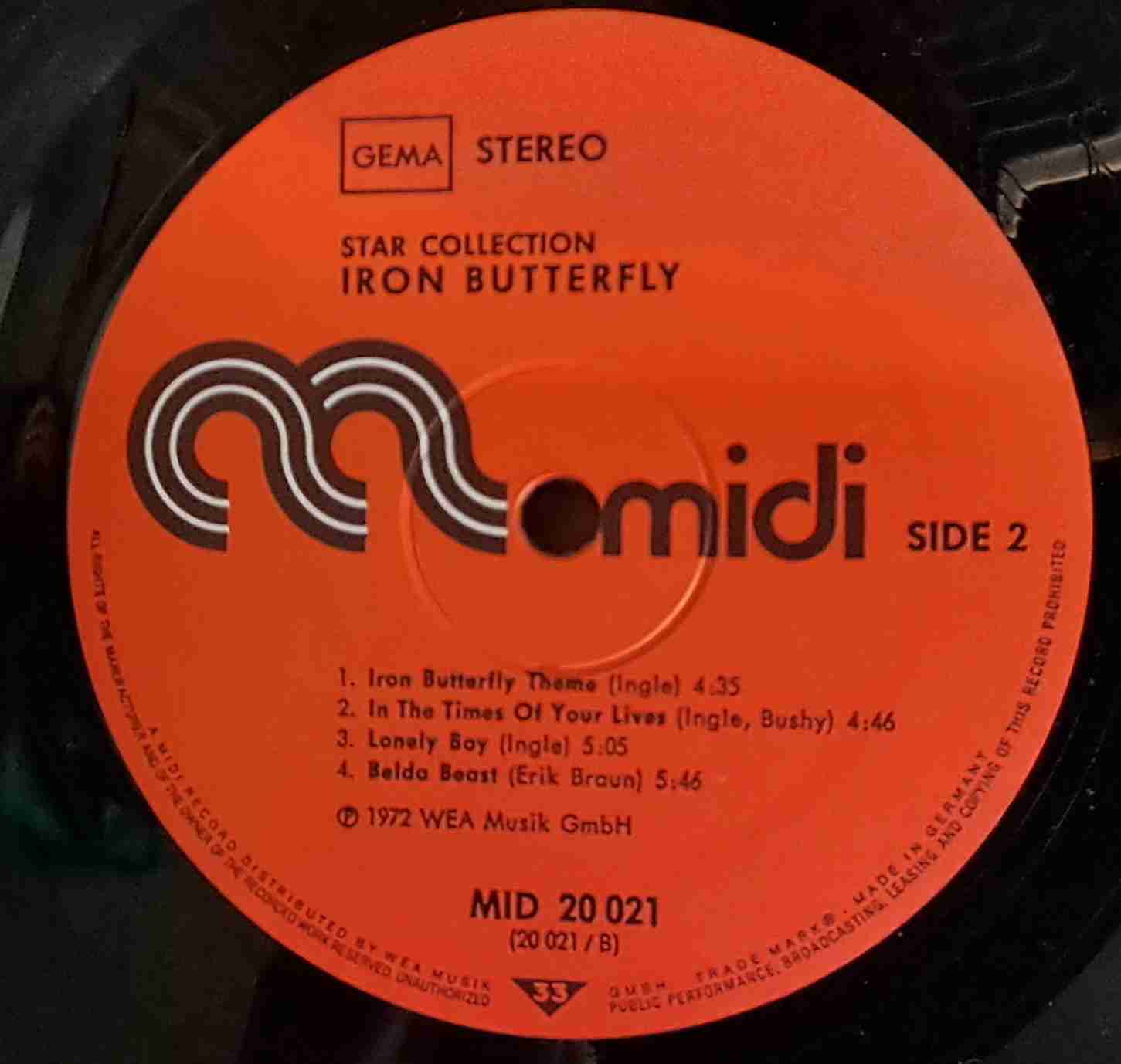 Vinilo Iron Butterfly - Star Collection - miniatura 5
