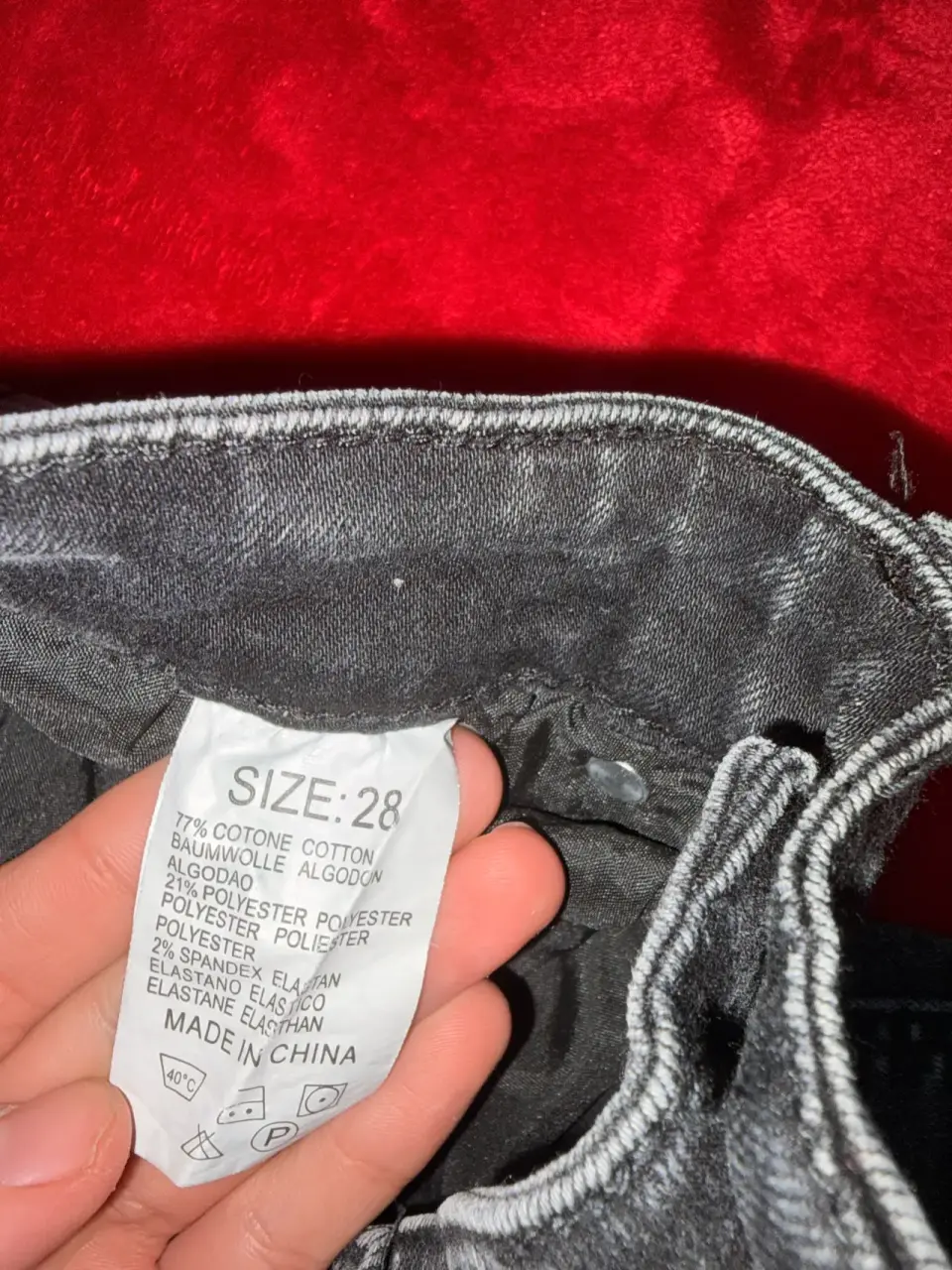 Jeans grises talla 42 - miniatura 3