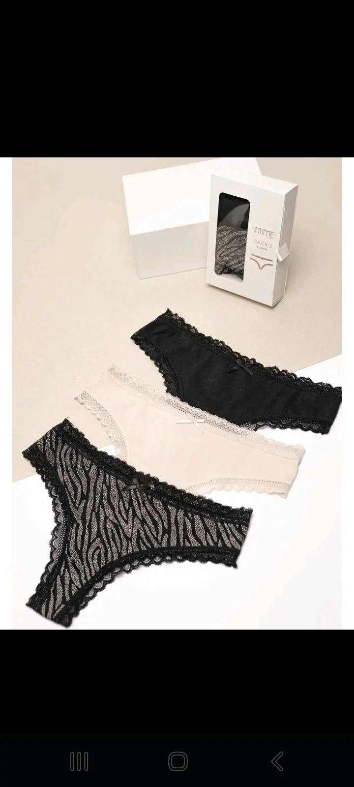 Pack de 3 culottes