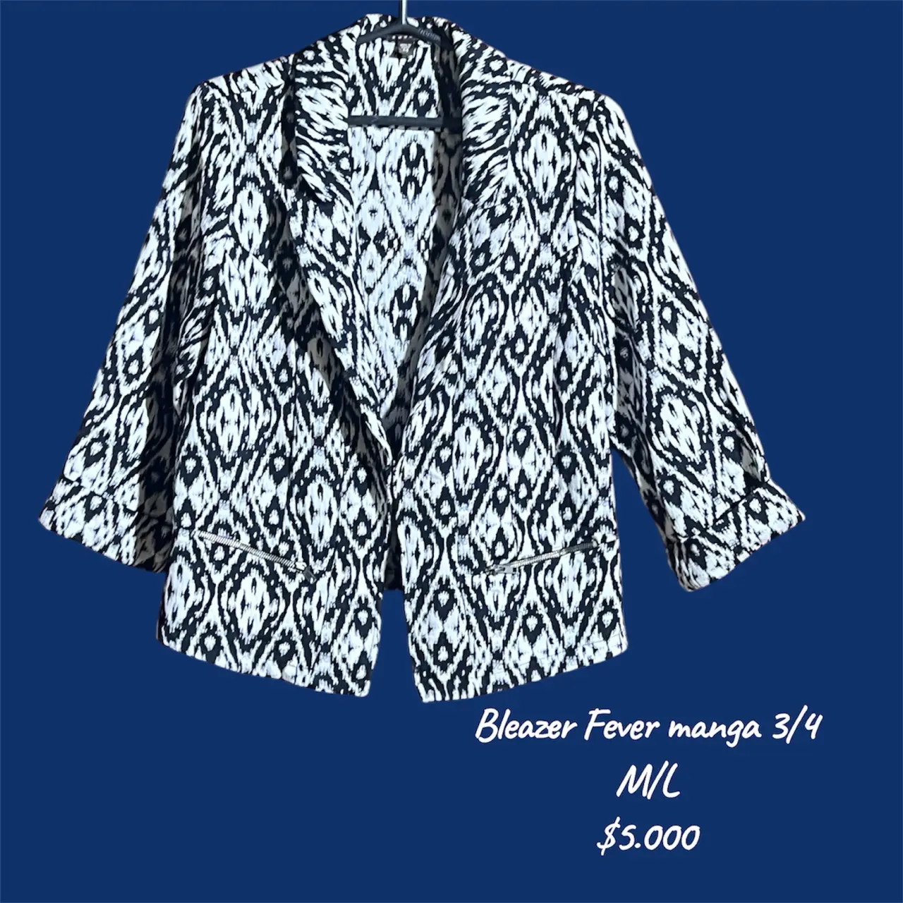 Blazer gris de paño - miniatura 2