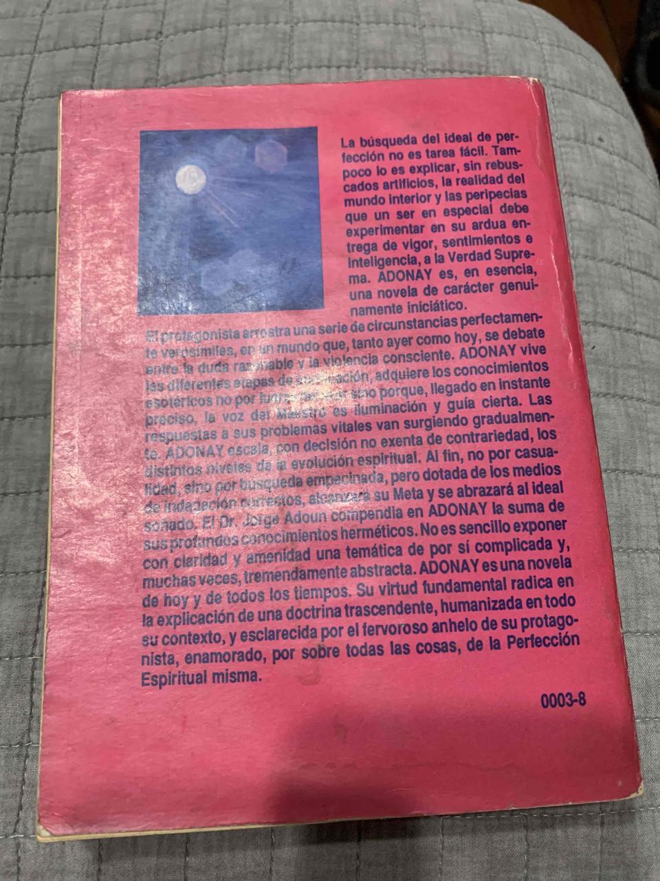 Libro Adonay de Jorge Adoum - miniatura 2