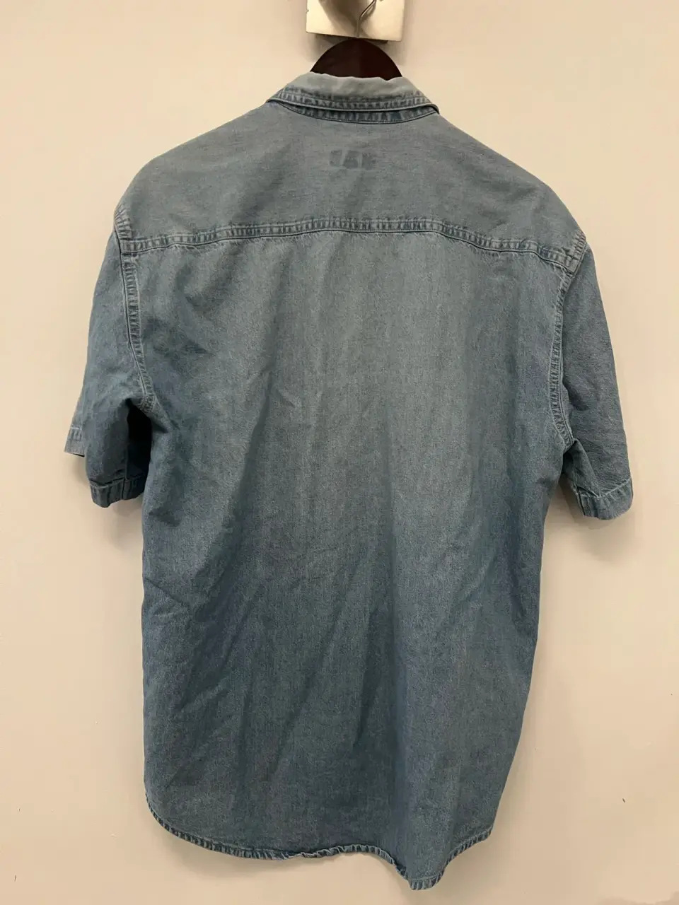 Camisa jeans azul - miniatura 3