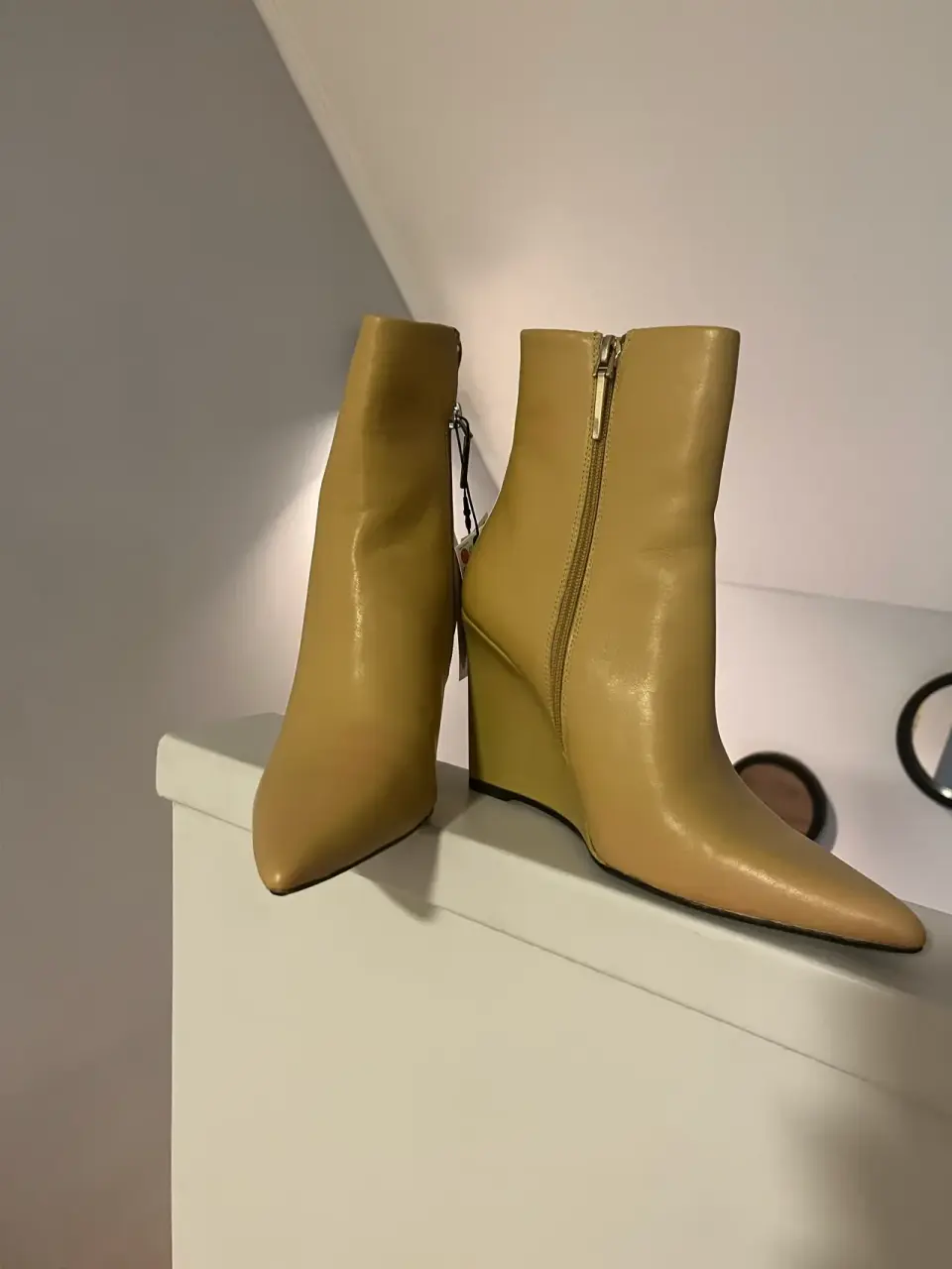 Botines camel de cuero - miniatura 4