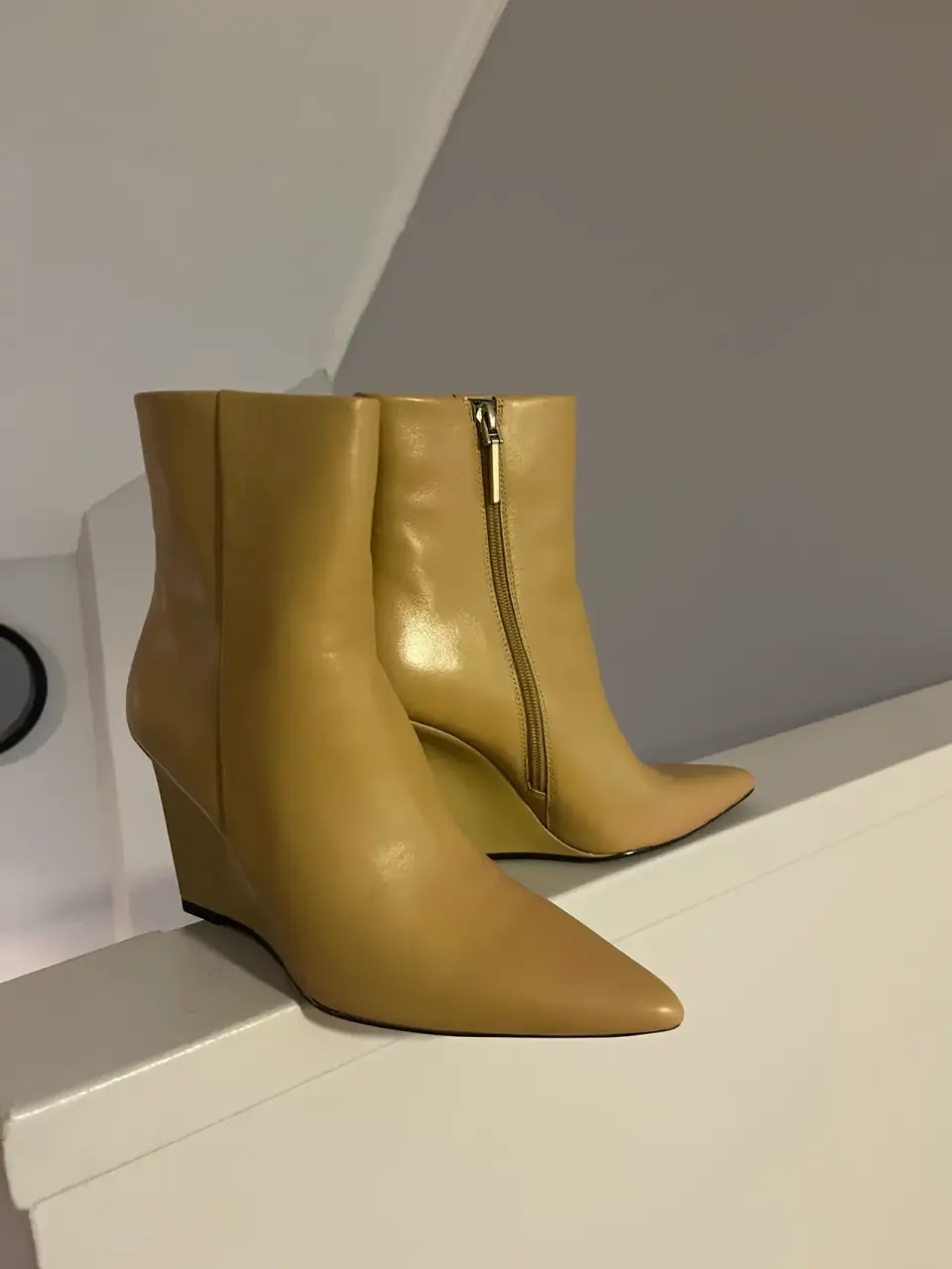 Botines camel de cuero - miniatura 5