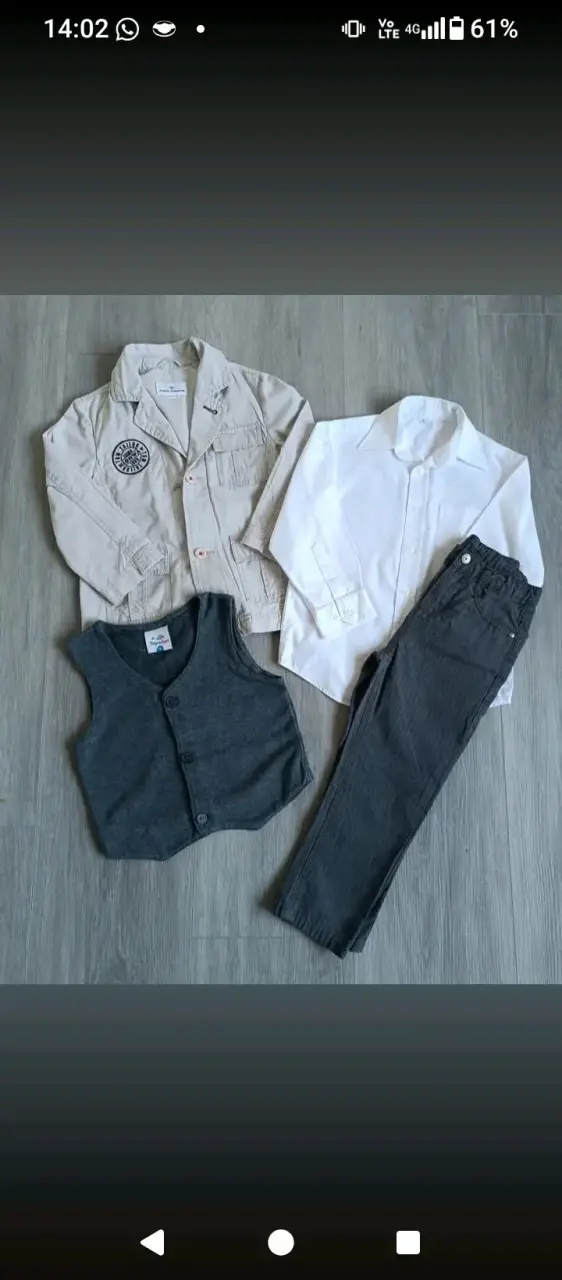 Set de ropa infantil elegante