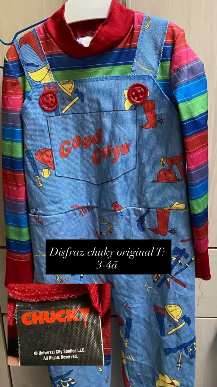 Disfraz Chucky original 3-4 años