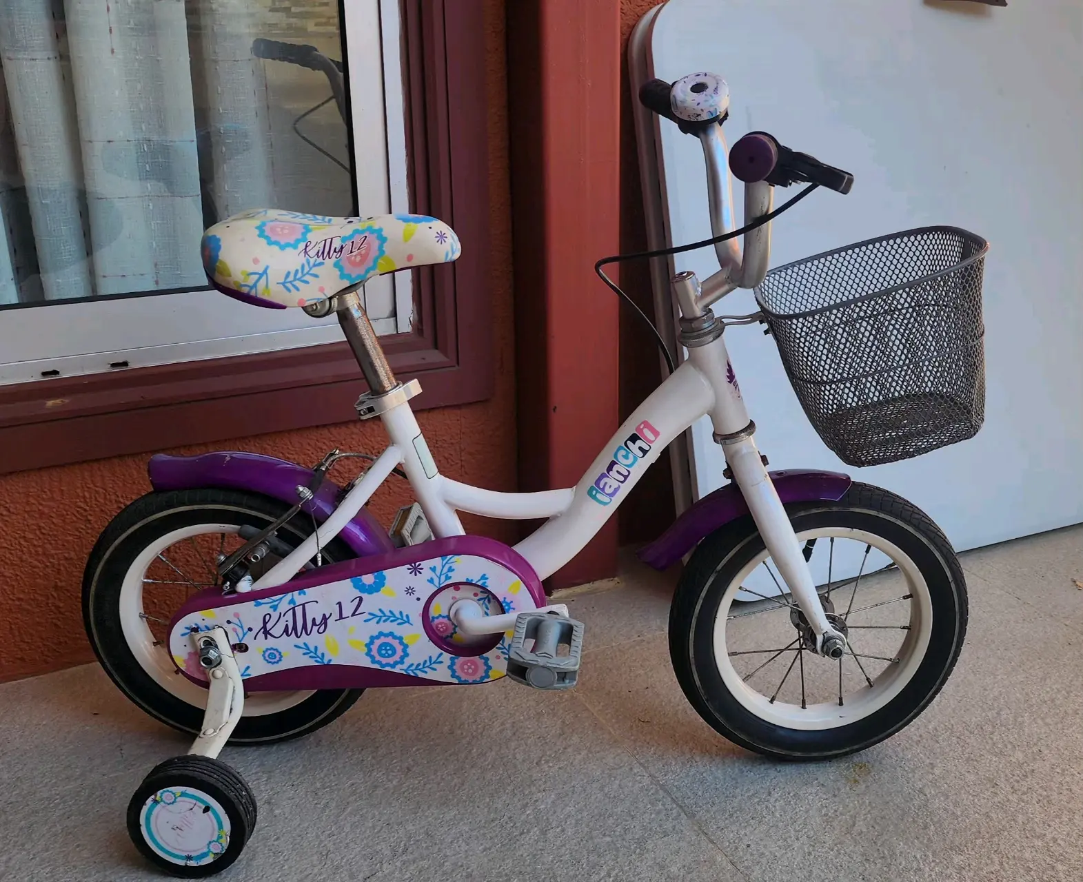 Bicicleta infantil blanca Bianchi - miniatura 1