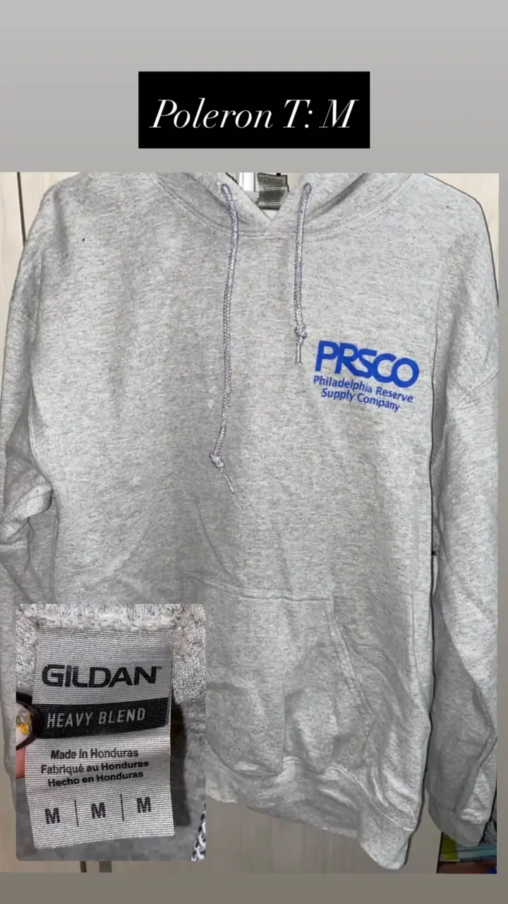 Polerón gris Gildan talla M