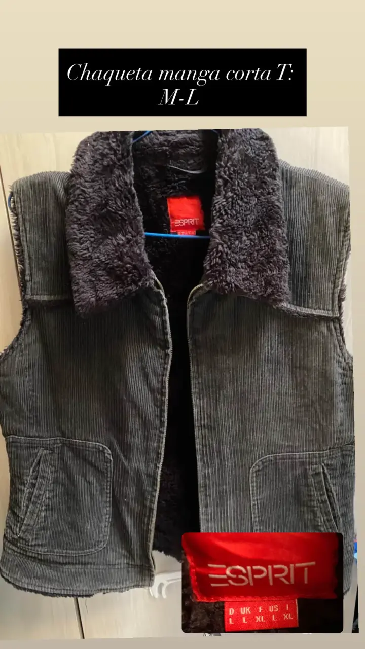 Chaqueta sin mangas Esprit