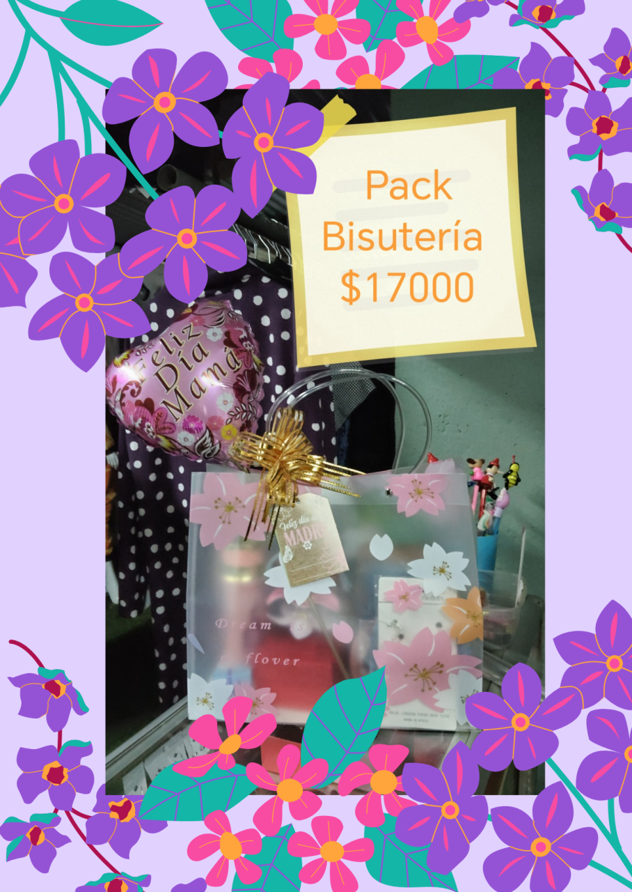 Pack de bisutería floral - miniatura 1