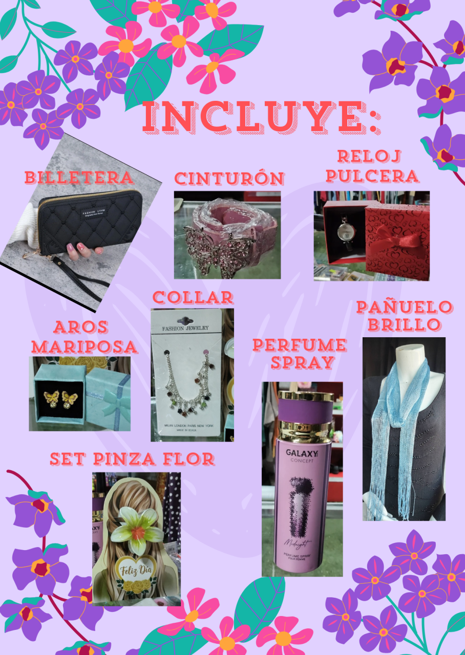 Pack de bisutería floral - miniatura 2