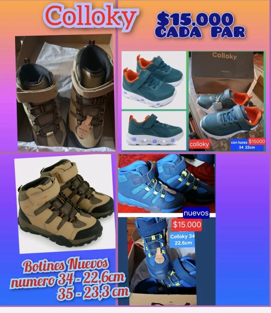 Botines Colloky nuevos para niños - miniatura 1