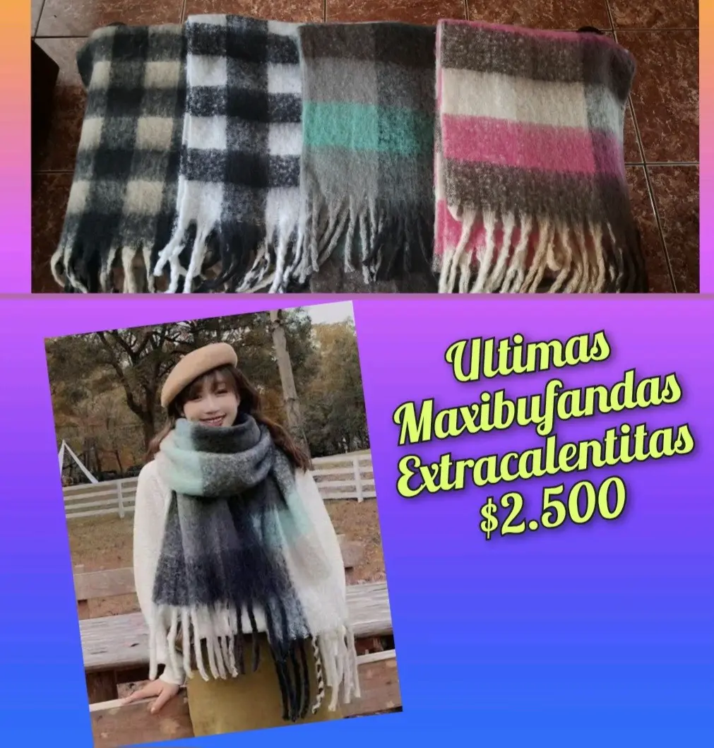 Maxibufanda extragrande y cálida - miniatura 1