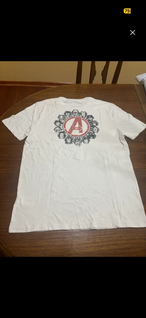 Polera blanca Marvel estampada - miniatura 3