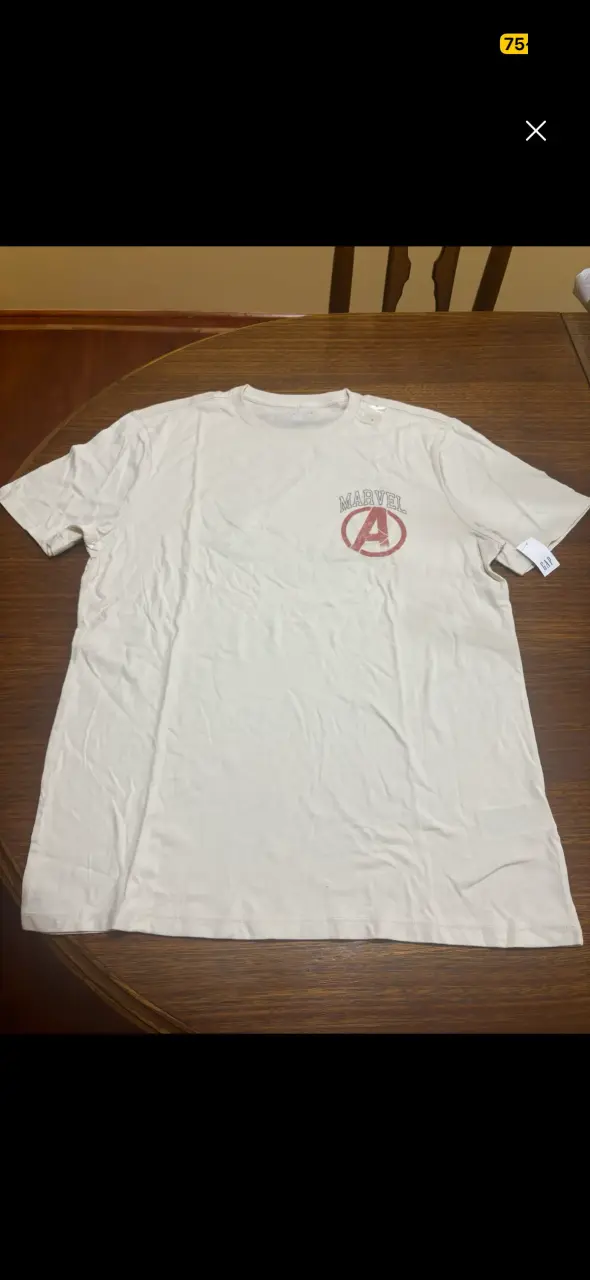 Polera blanca Marvel - miniatura 2