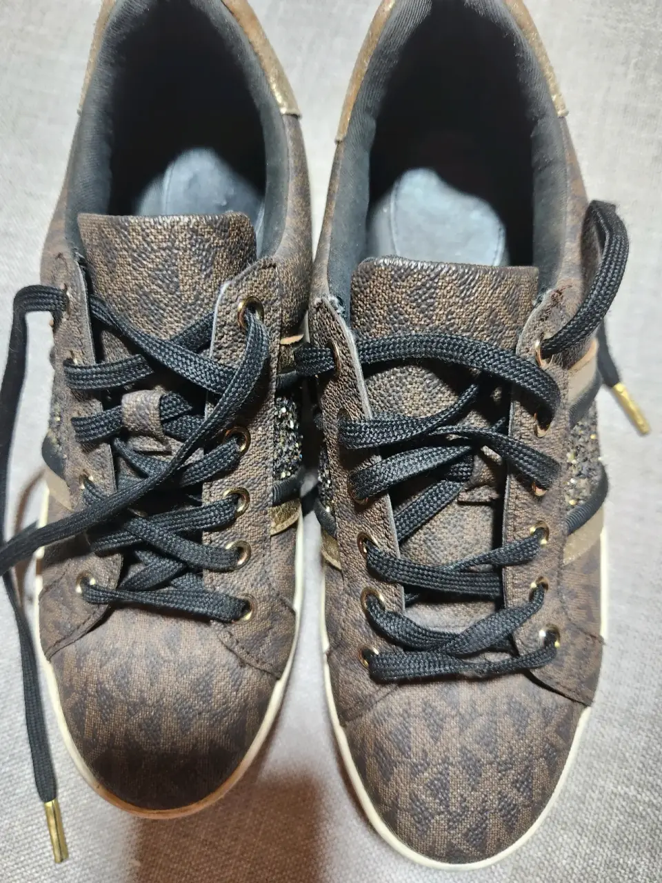 Zapatillas negras con brillos mk - miniatura 6