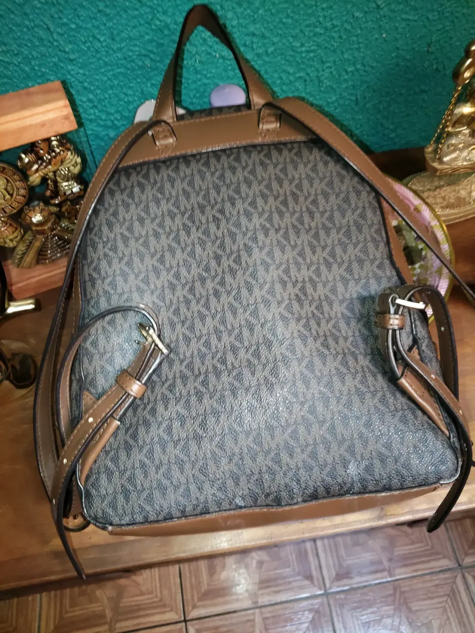 Mochila Michael Kors marrón - miniatura 5