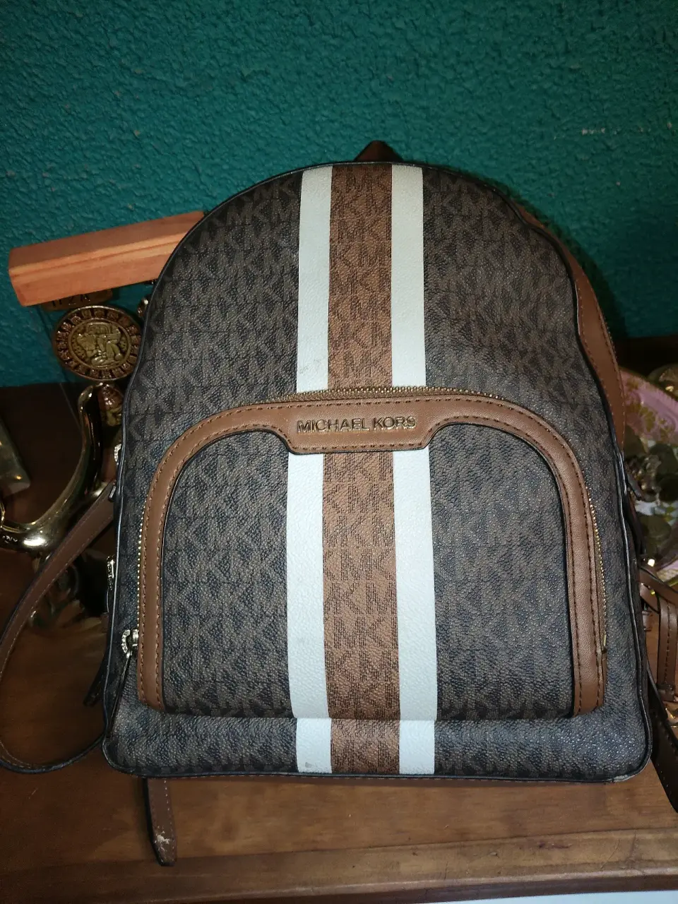 Mochila Michael Kors marrón - miniatura 6