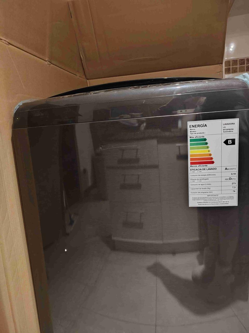 Lavadora LG carga superior 25 kg - miniatura 3