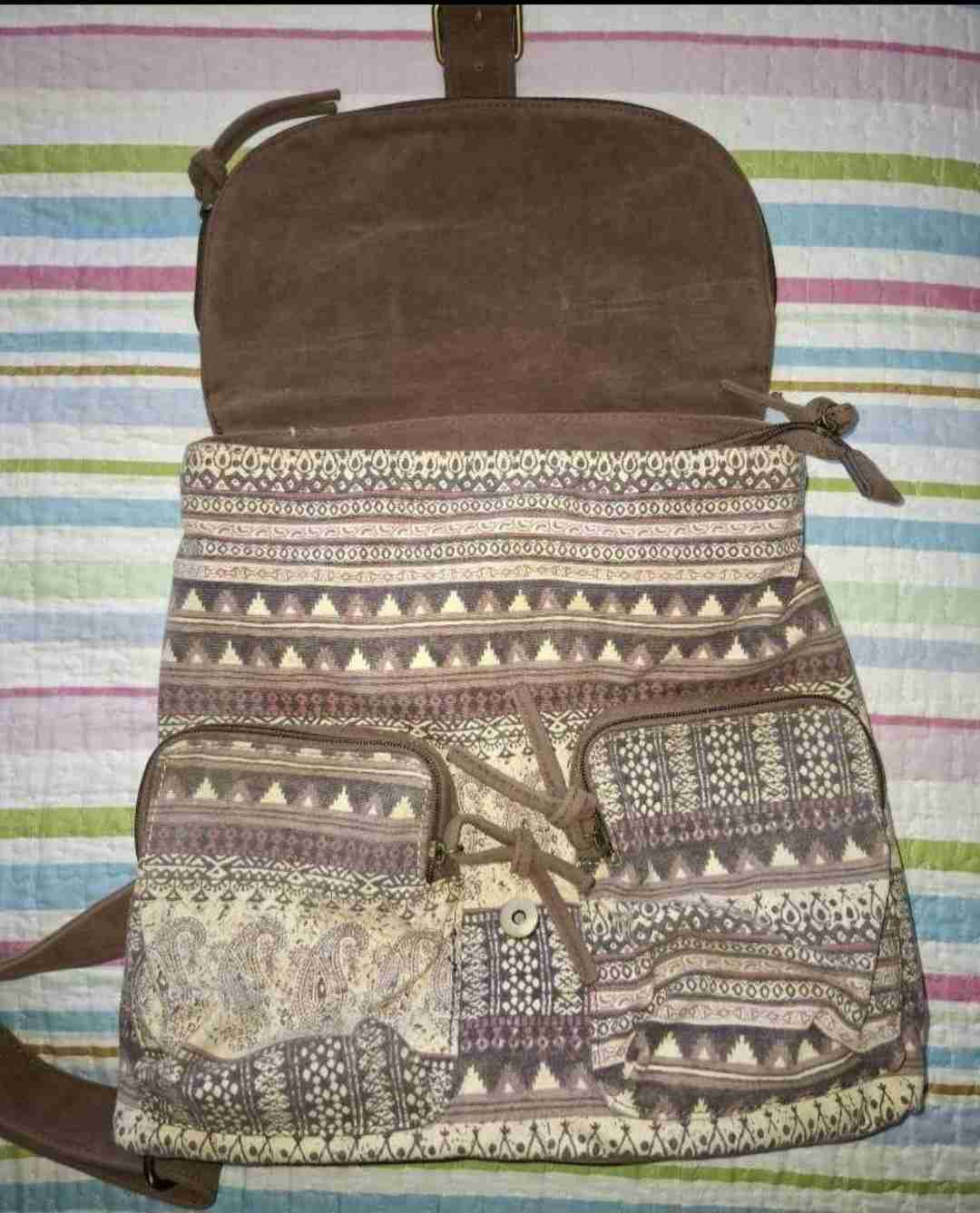 Mochila boho estampado étnico XTREM - miniatura 2