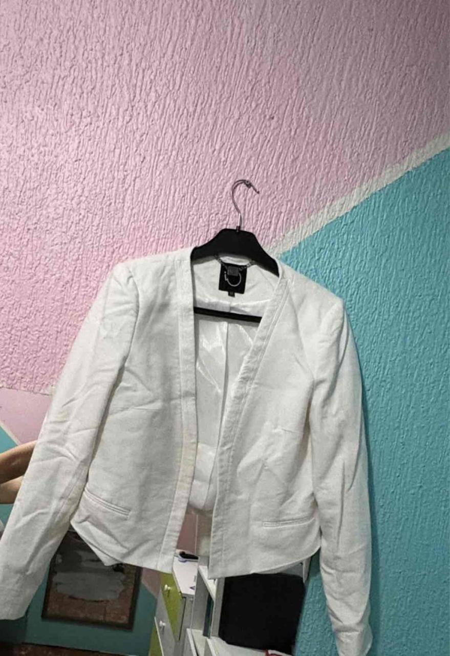 Blazer blanco elegante - miniatura 1
