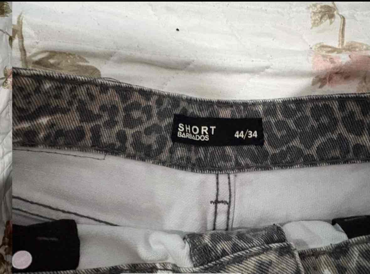 Shorts animal print gris - miniatura 2