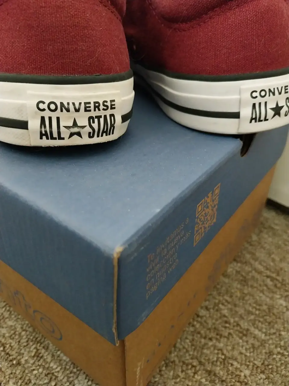 Zapatillas Converse All Star burdeos - miniatura 3