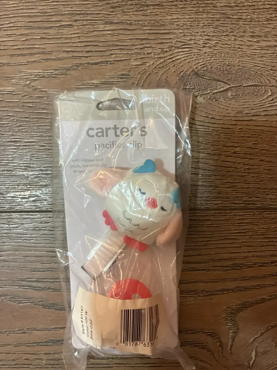 Clip chupete Carters animalito