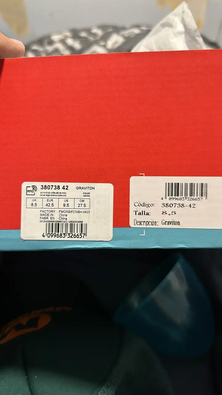 Zapatillas Puma negras  deportivas 8,5 42 - miniatura 3