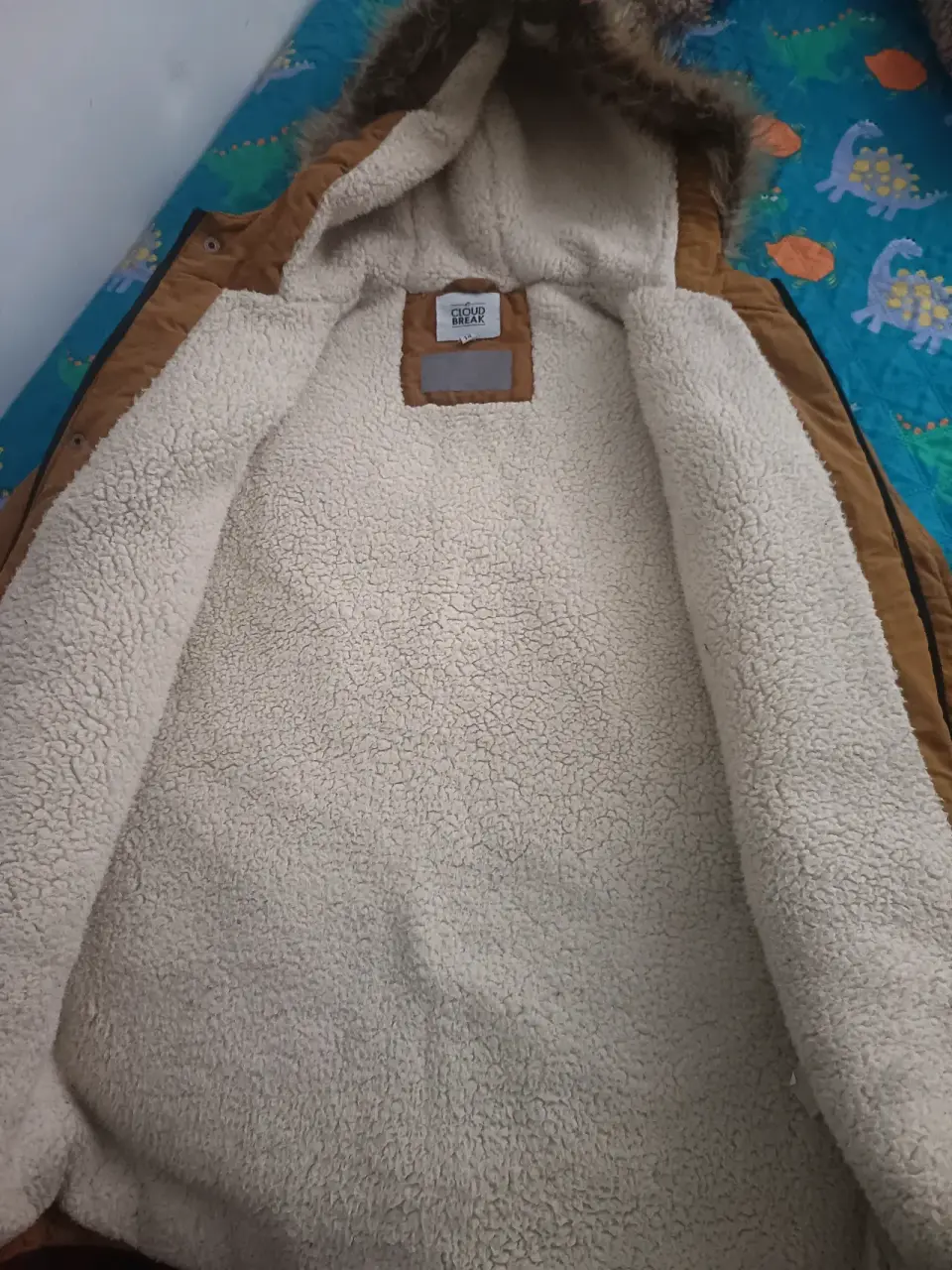 Parka marrón con capucha - miniatura 2