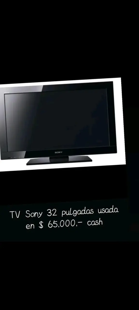 TV Sony 32 pulgadas usada