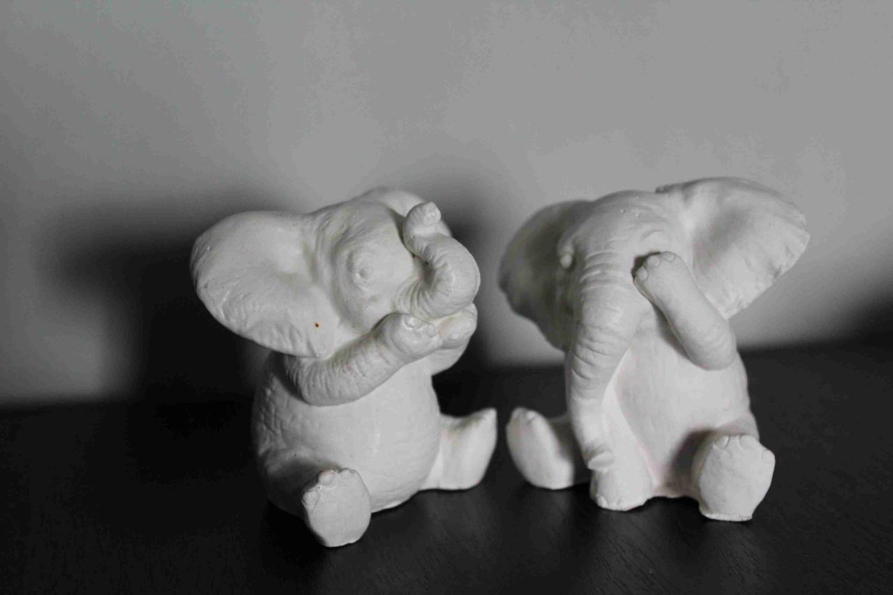 Figuras de elefantes decorativas - miniatura 1