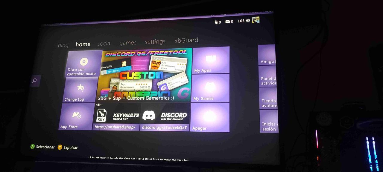 Consola Xbox 360 con control desbloqueada - miniatura 4