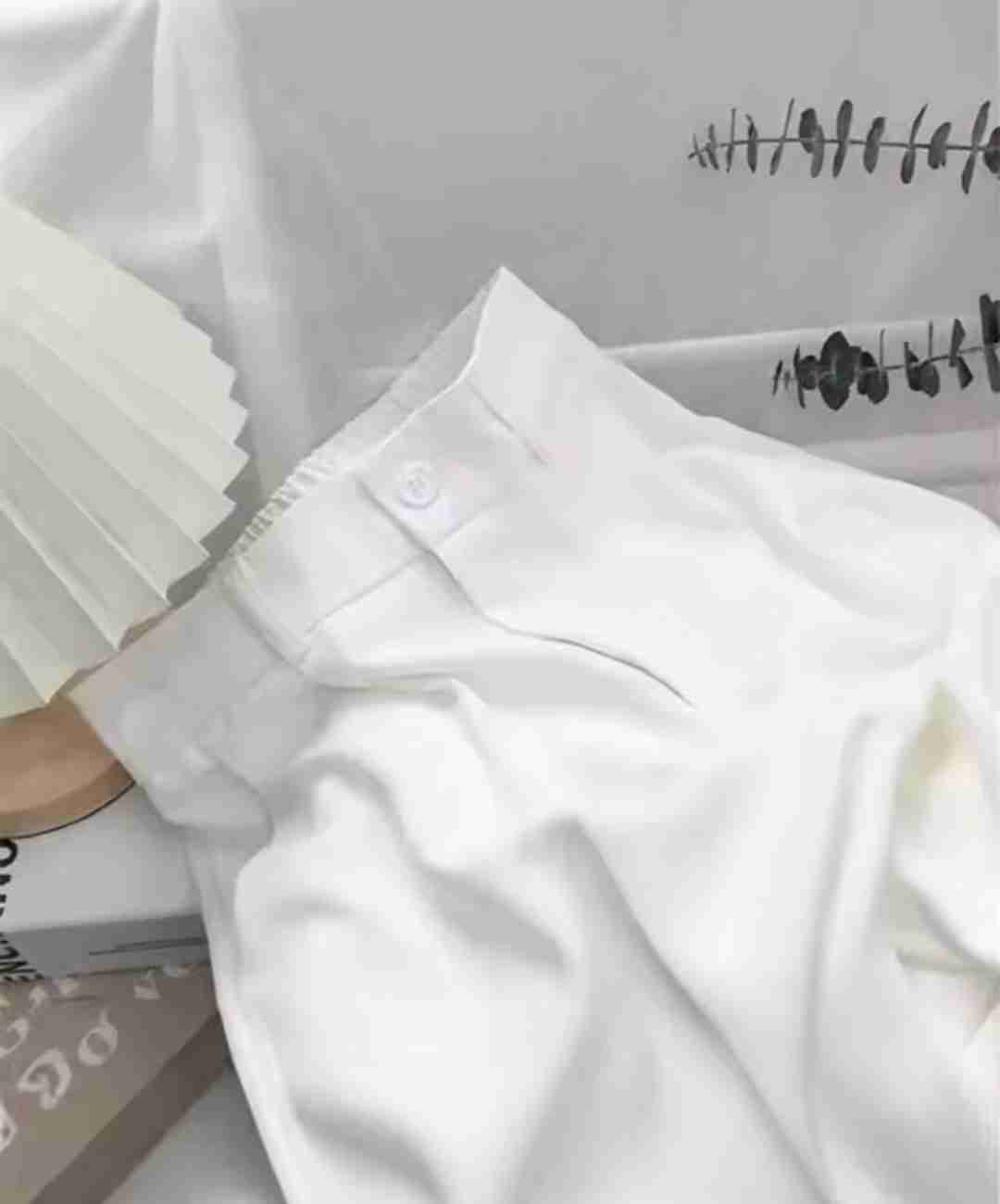 Pantalones blancos mujer - miniatura 2