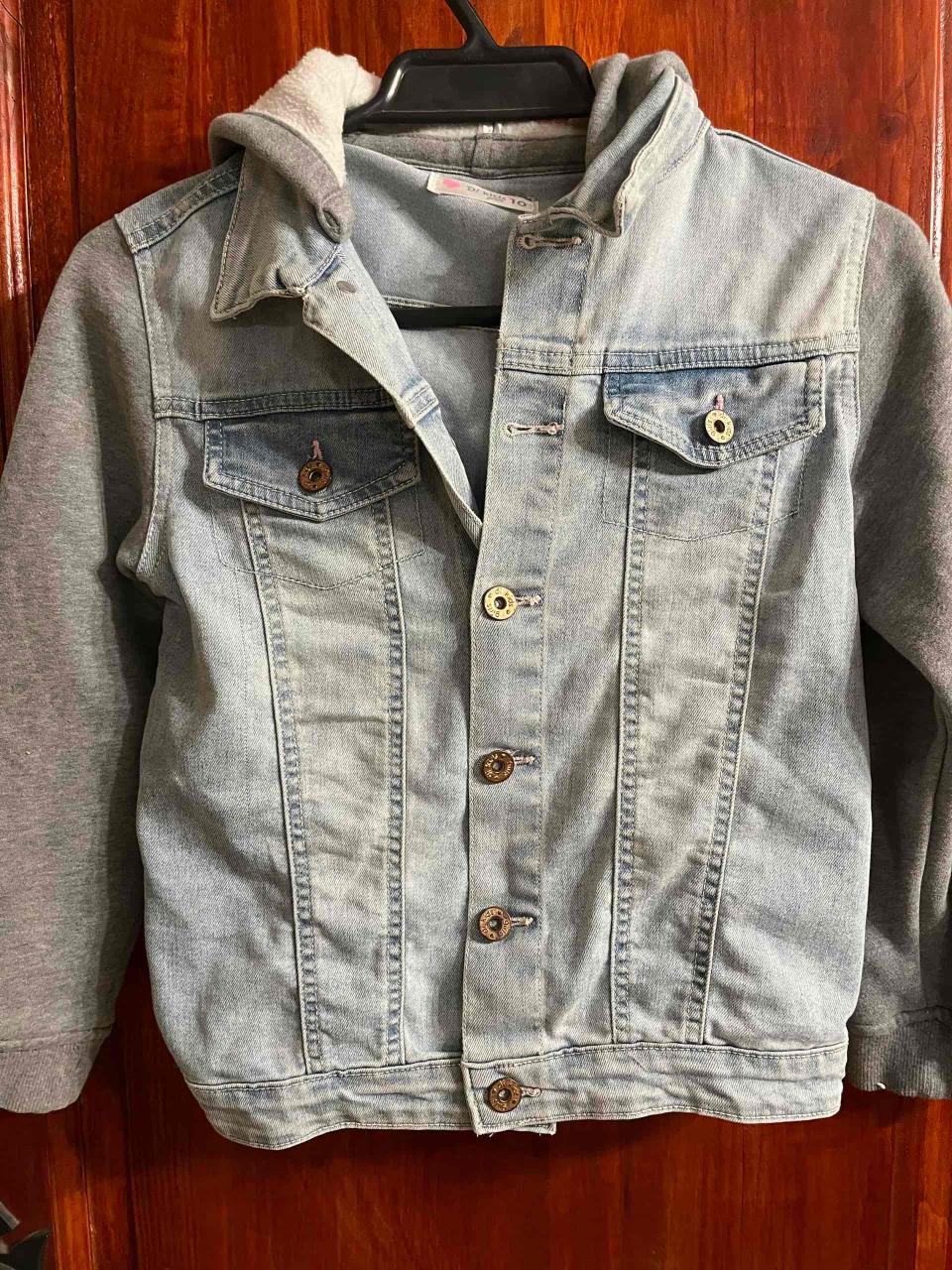 Chaqueta mezclilla niña talla 10 - miniatura 1