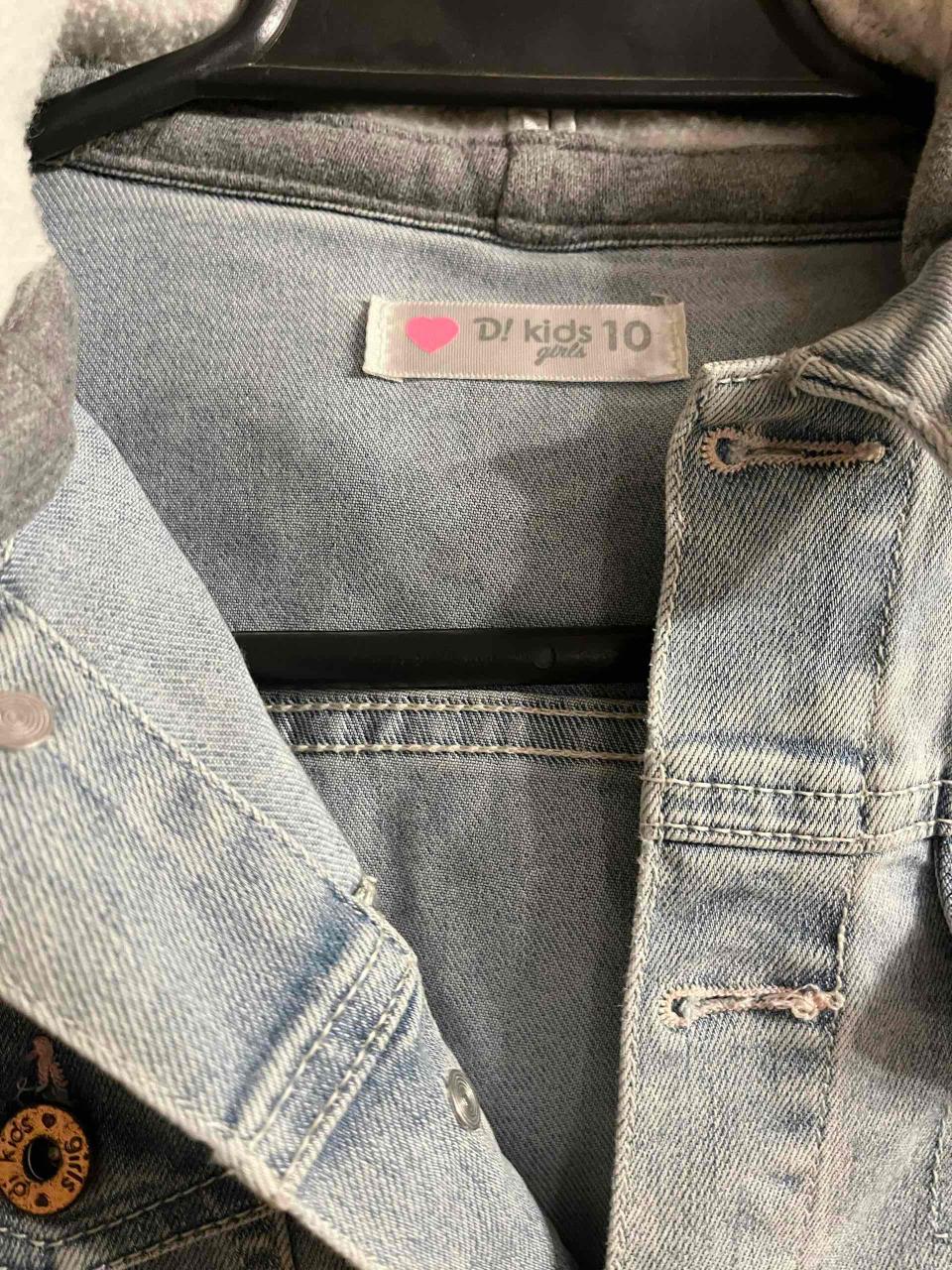 Chaqueta mezclilla niña talla 10 - miniatura 2