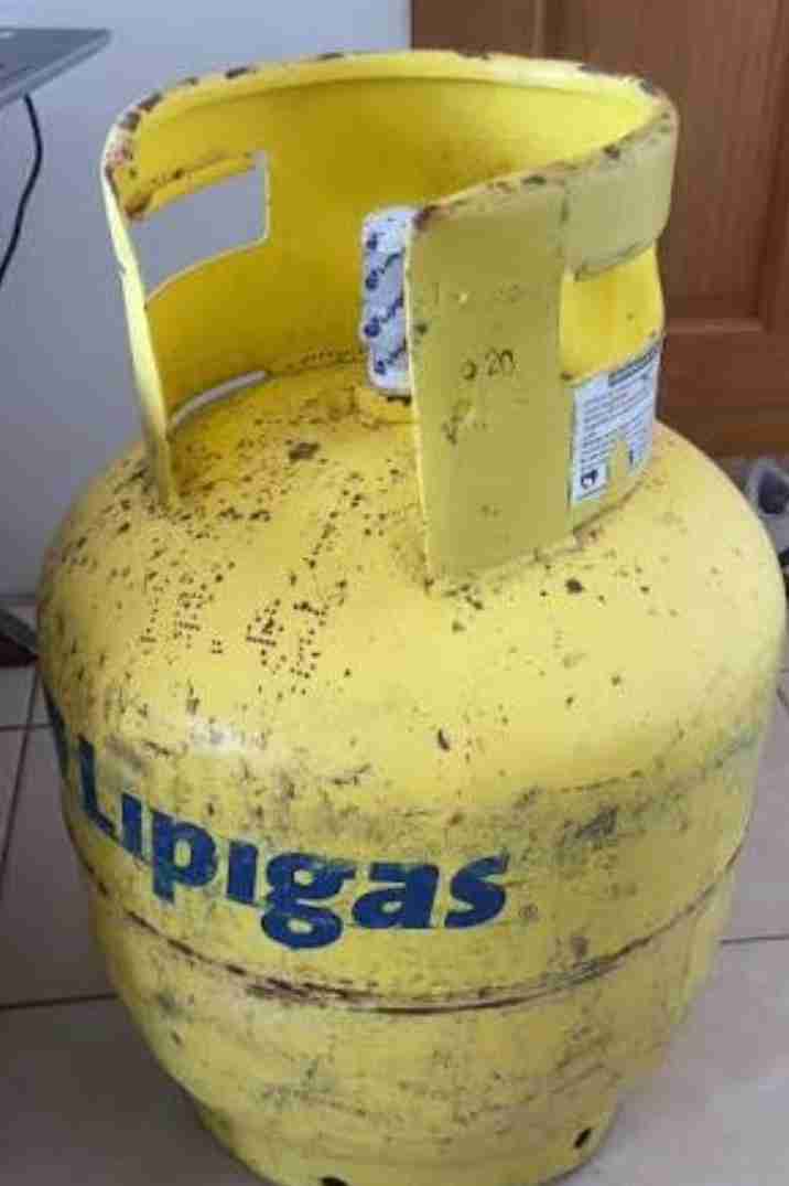 Balón de gas amarillo Lipigas