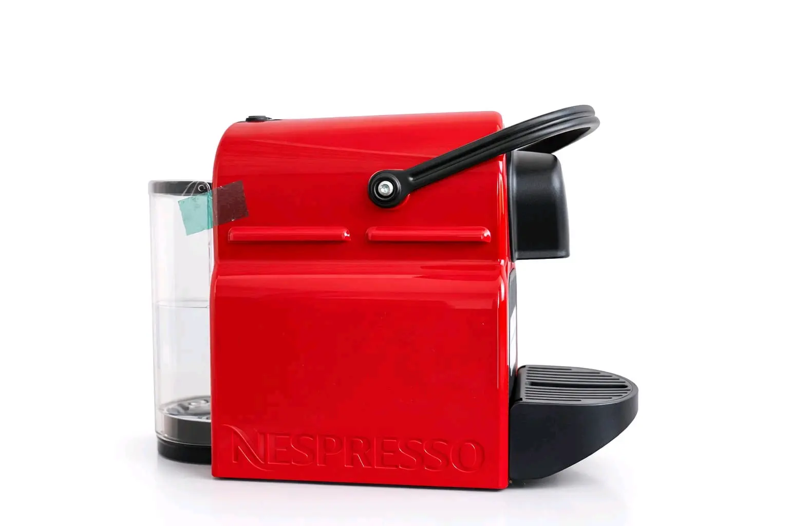 Cafetera Nespresso roja compacta - miniatura 3