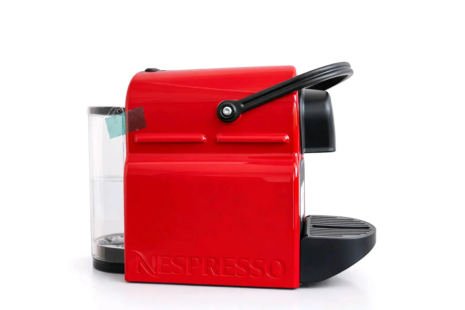 Cafetera Nespresso roja compacta - miniatura 4