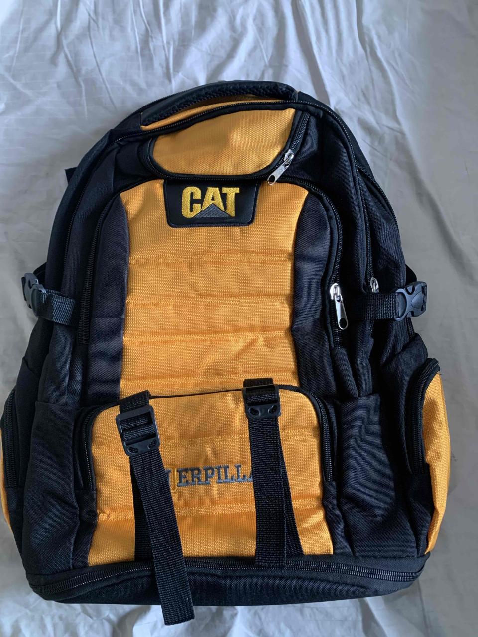 Mochila CAT amarilla y negra - miniatura 1