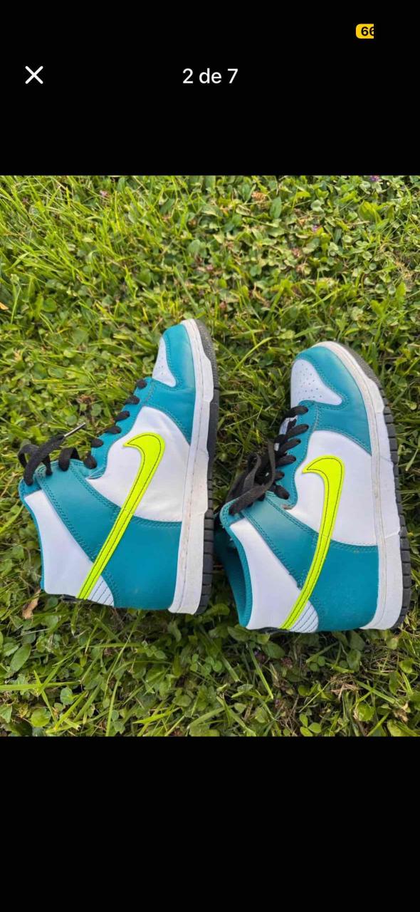 Zapatillas Nike N.37.5 modelo tenis dunk high - miniatura 2