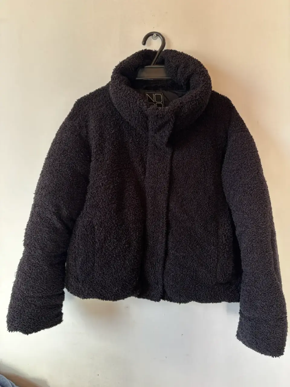 Chaqueta sherpa negra y terracota talla M ambas - miniatura 1