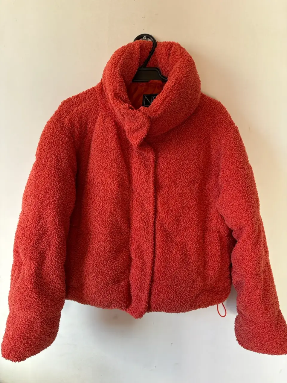 Chaqueta sherpa negra y terracota talla M ambas - miniatura 2