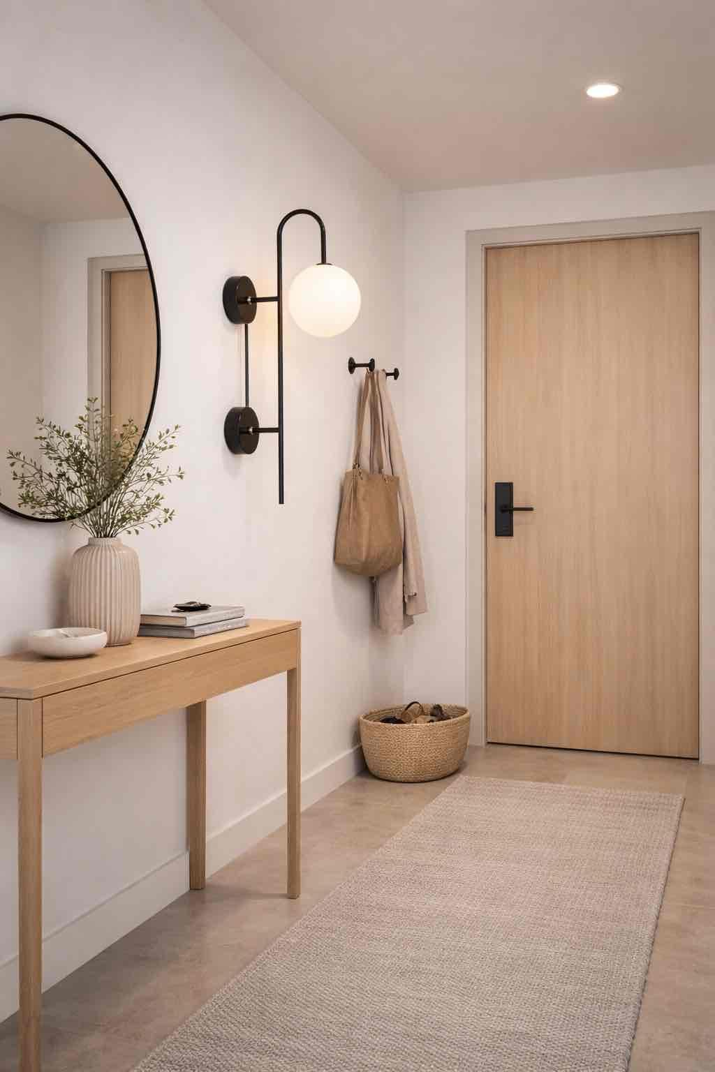 Lámpara de pared negra minimalista - miniatura 2